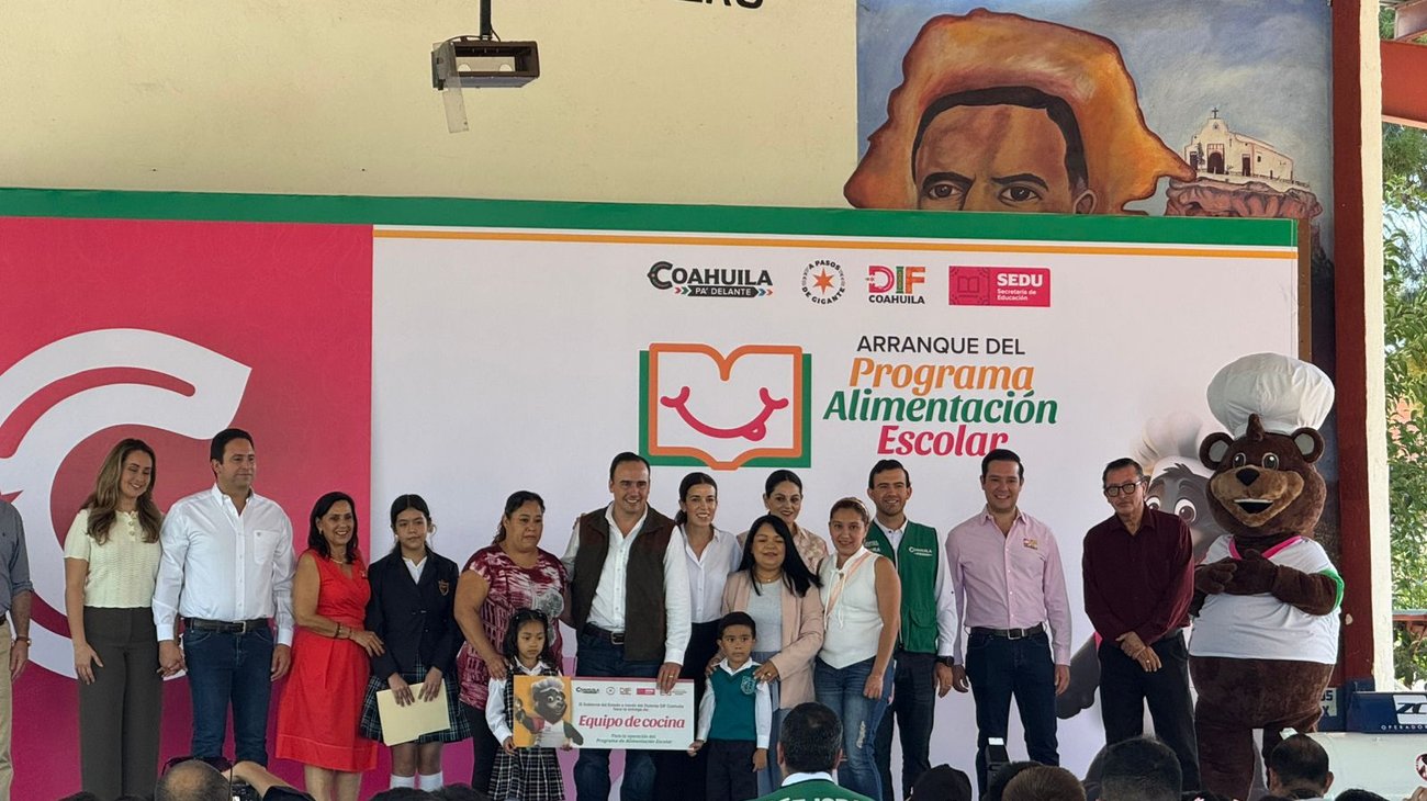 Arranca programa alimentario en más de mil escuelas de Coahuila