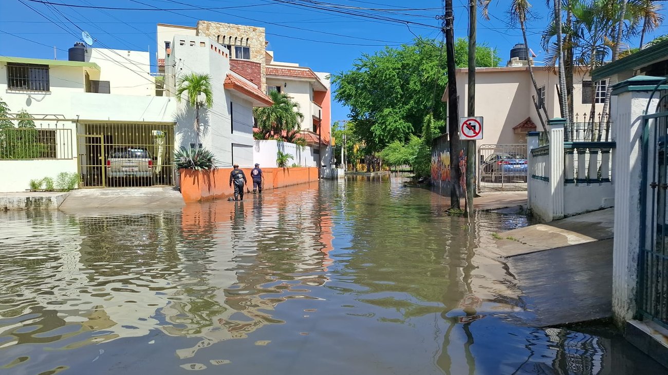 Continúan las inundaciones en la zona sur de Tamaulipas 