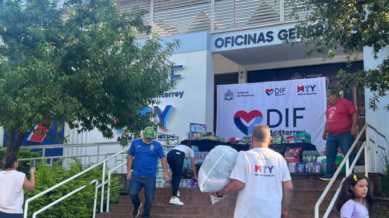 Monterrey se suma a apoyar a Veracruz: DIF abre centro de acopio