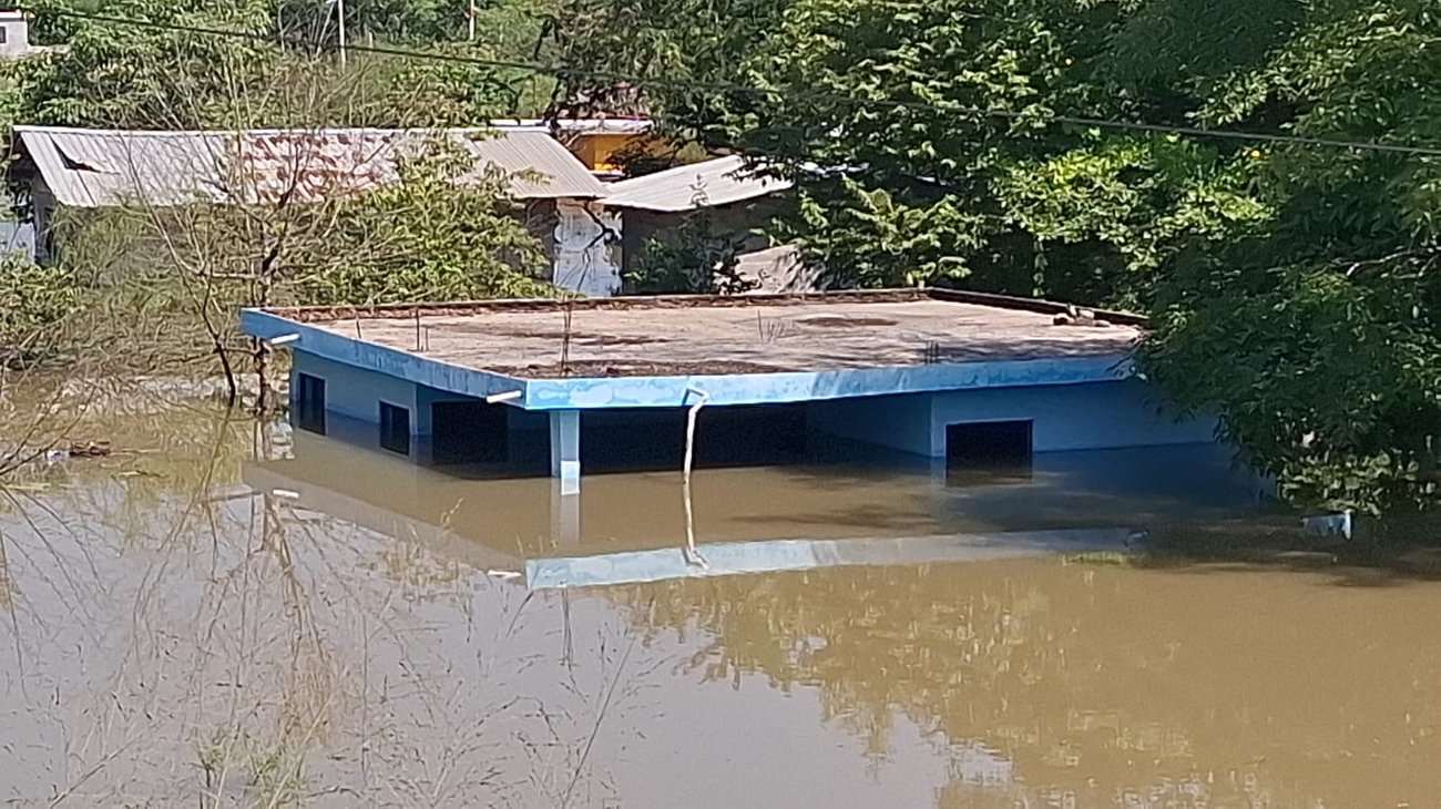 Creciente del río Pánuco en nivel crítico; 27 comunidades dañadas
