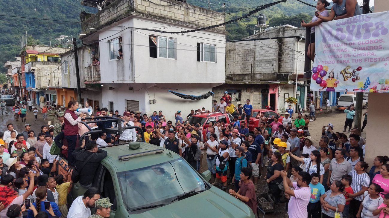 Informa Sheinbaum inicio de censo de daños por fuertes lluvias