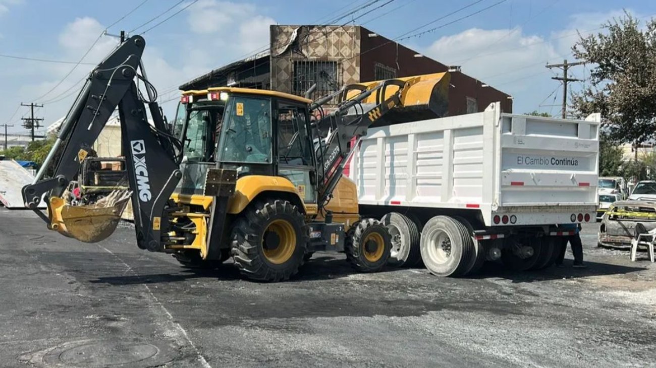 Santa Catarina inicia trabajos en área dañada por incendio