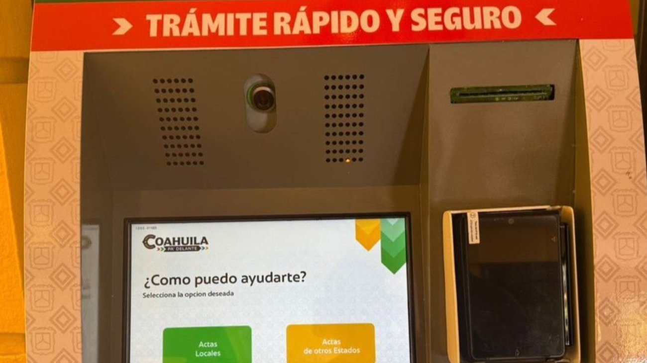 Instalan cajero automático de actas en Ramos Arizpe