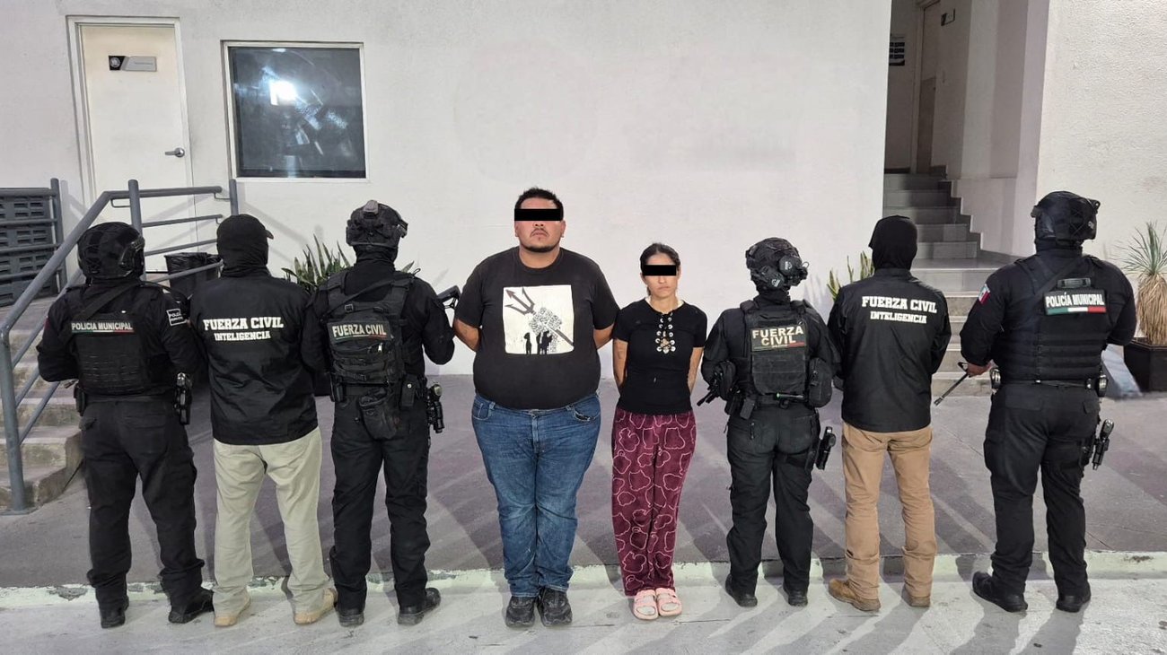 Capturan a pareja generadora de violencia en Valle de las Salinas