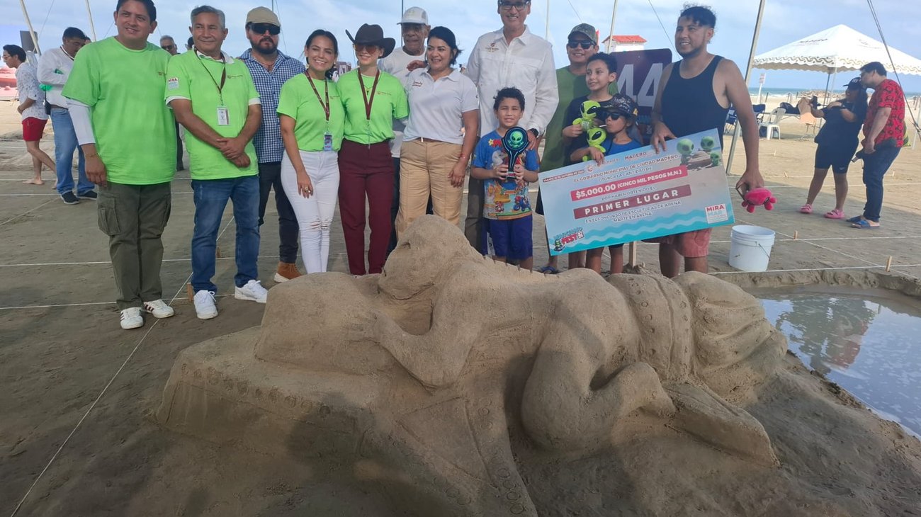 Playa Miramar festeja Marciano Fest con concurso de esculturas 