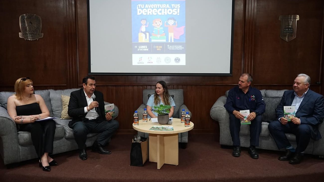 Presentan libro infantil sobre derechos de la niñez en Saltillo