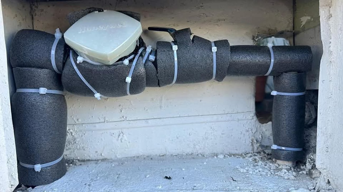 ¡Llega el frío! Momento de proteger tuberías y medidores del agua