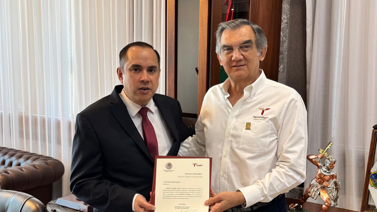 Es Carlos Irán Ramírez nuevo secretario de Finanzas de Tamaulipas