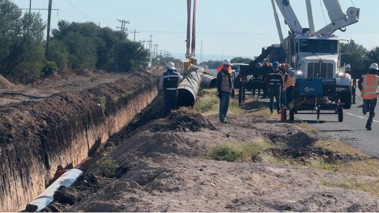 En marcha los trabajos del acueducto Guadalupe Victoria II