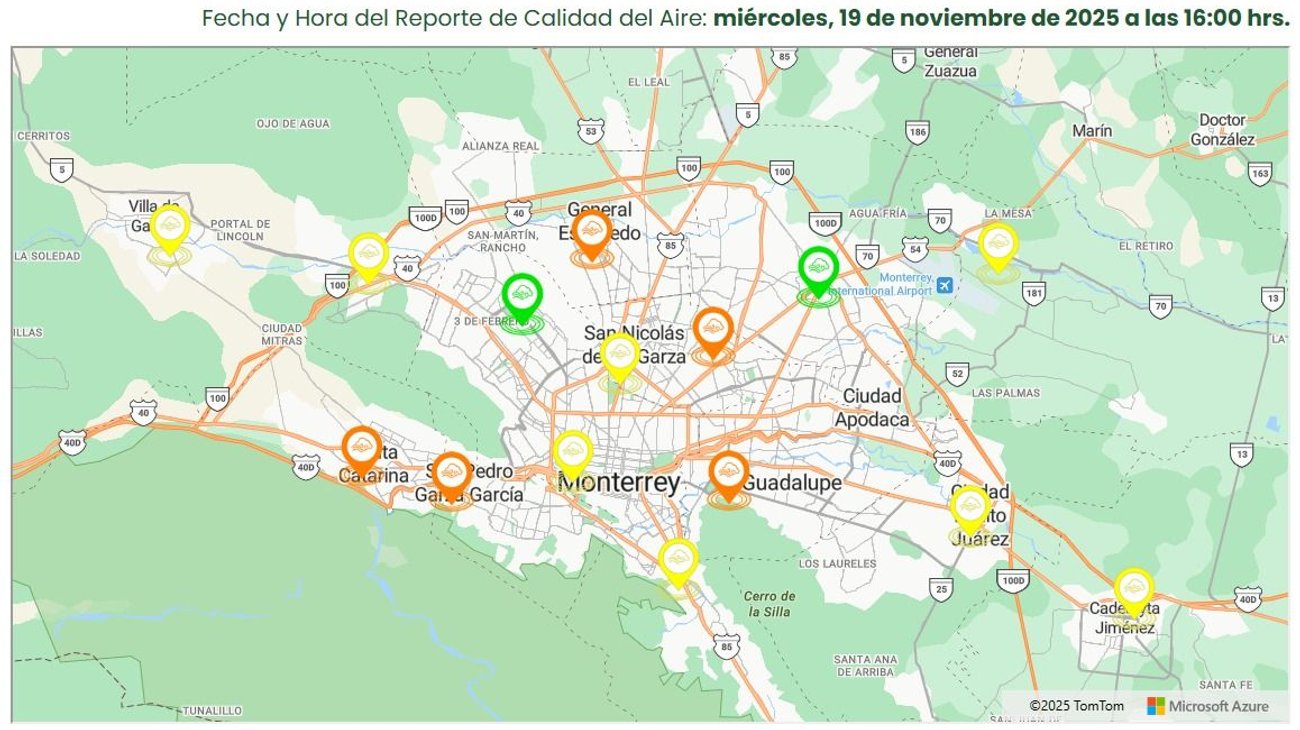Persiste mala calidad del aire en la zona metropolitana