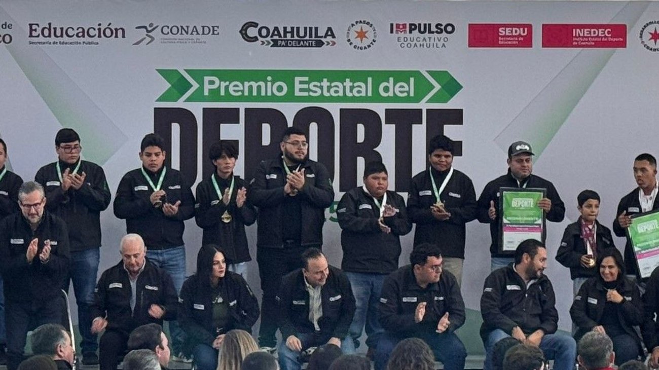 Reconocen talento deportivo en el Premio Estatal 2025