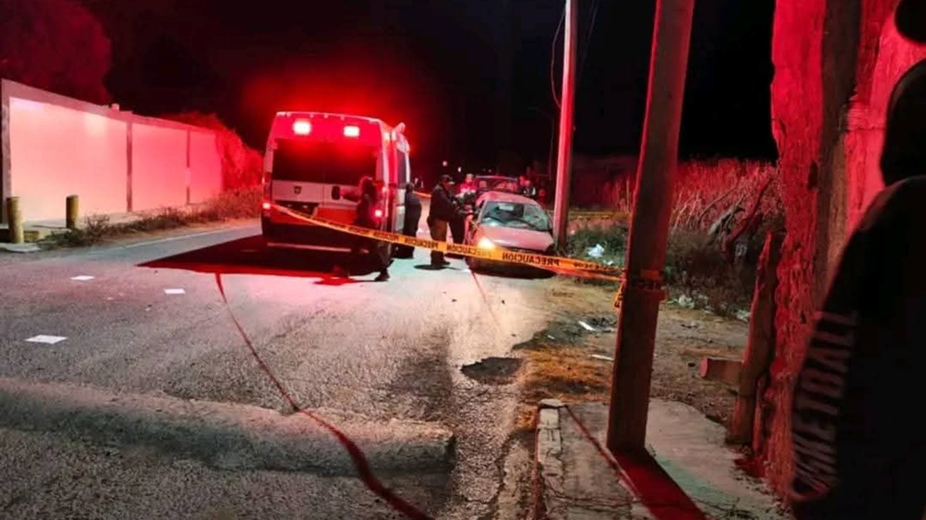 Accidente en Aramberri deja un muerto y un herido