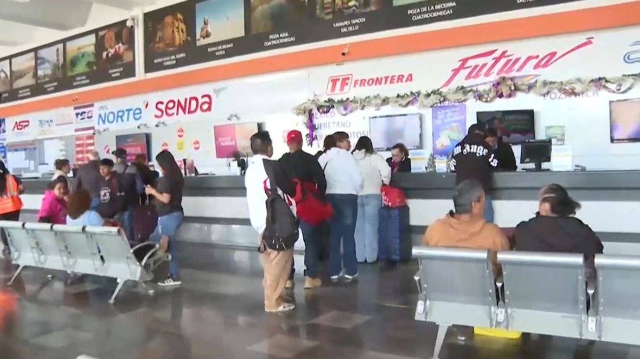 Central de Autobuses de Saltillo lista para la temporada navideña