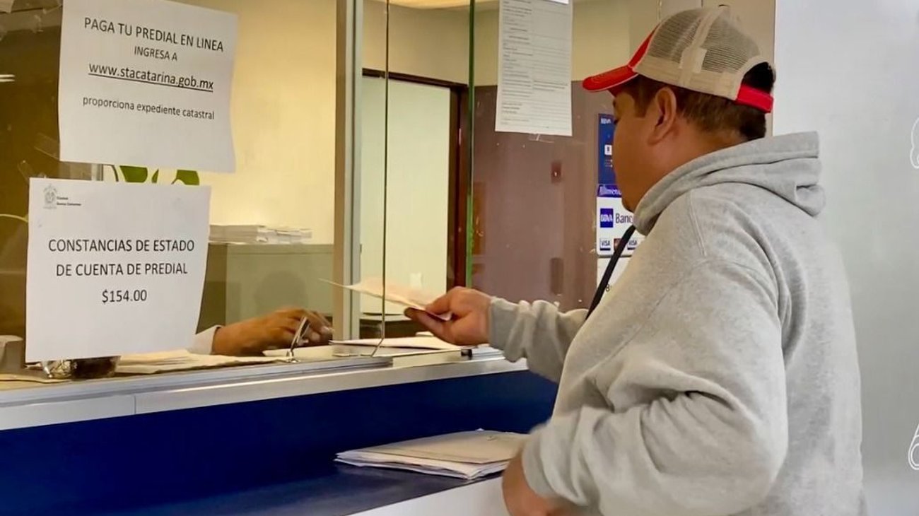 Aprovechan 'borrón y cuenta nueva' del predial en Santa Catarina