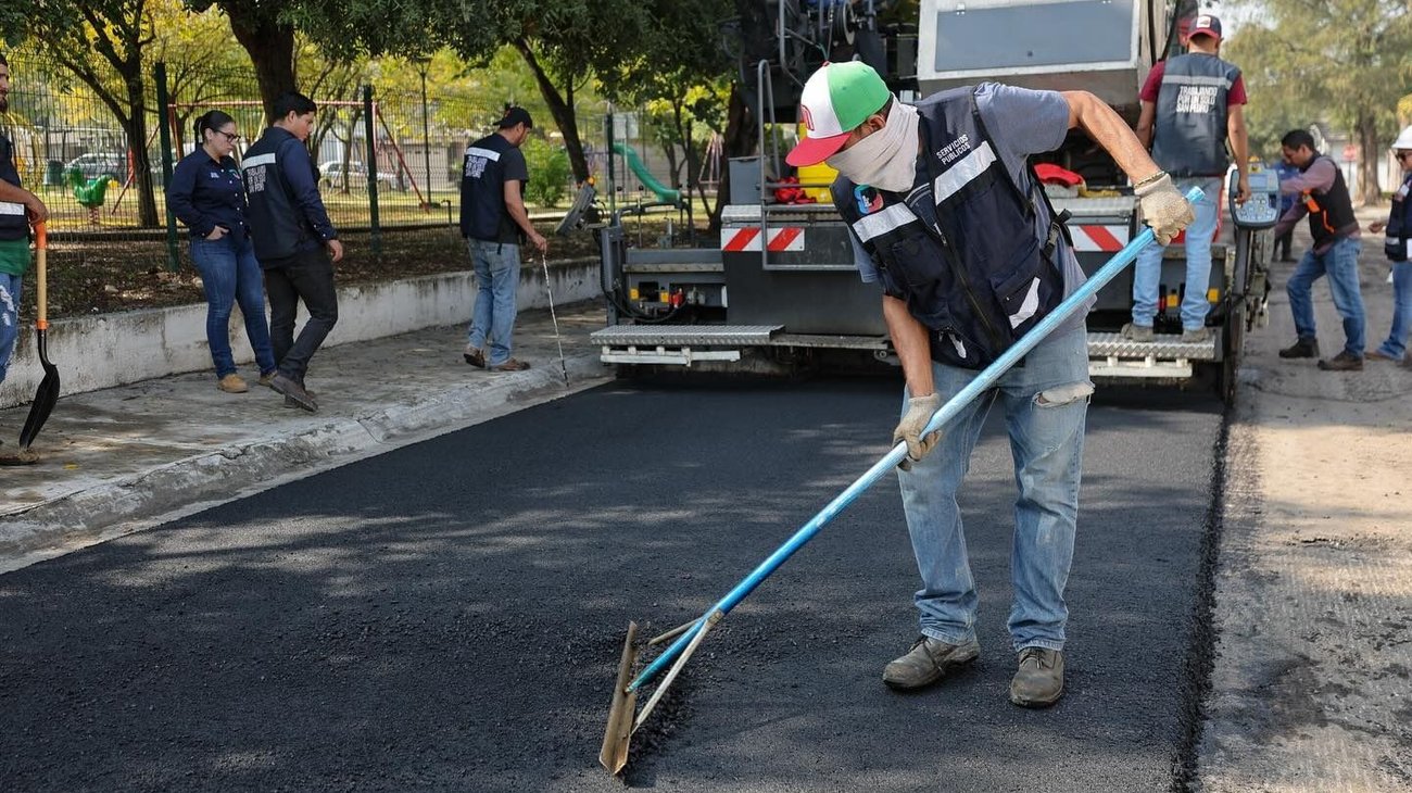 Mejora San Pedro vialidades con programa de repavimentación