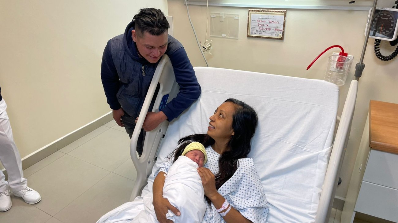 Nace primera bebé de 2026 en el Materno Infantil