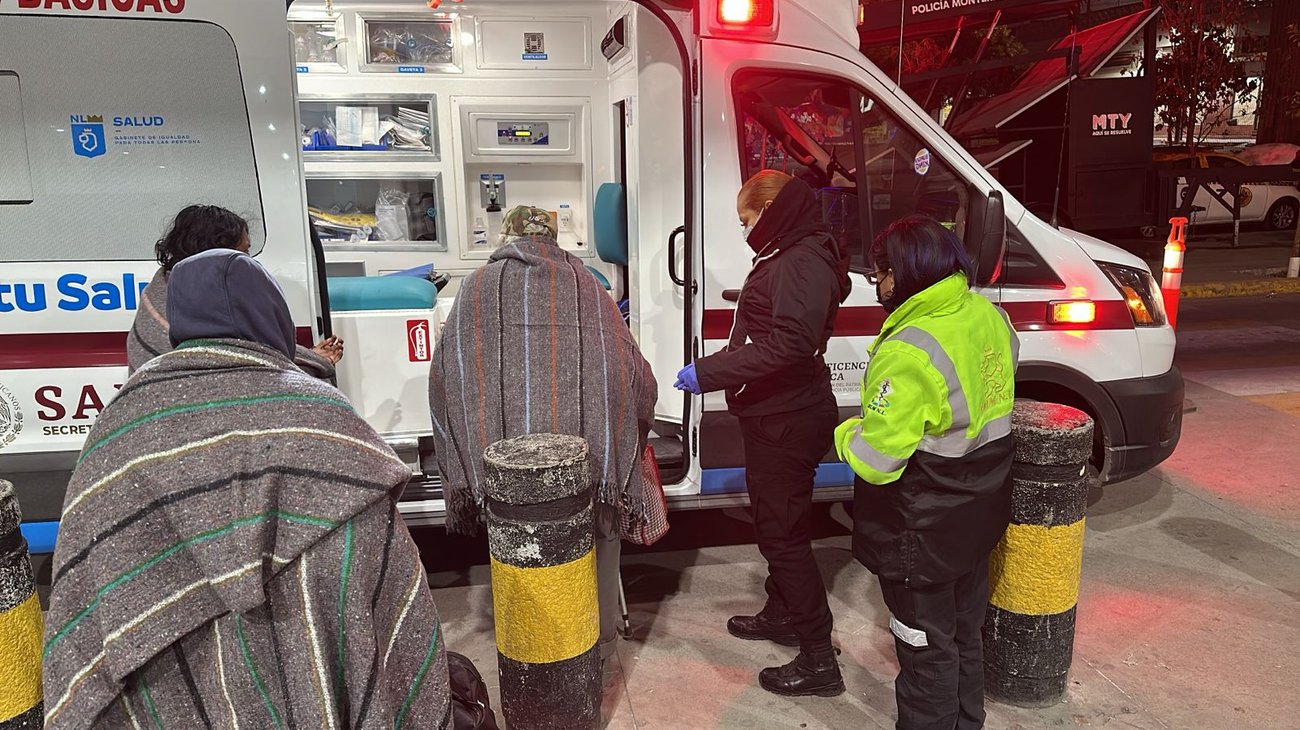 Protección Civil realiza Operativo Carrusel por frío en NL