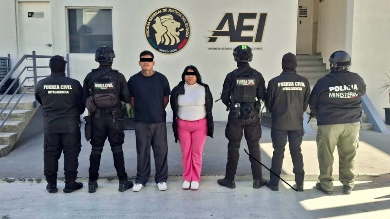 Detienen a dos presuntos distribuidores de droga en Monterrey