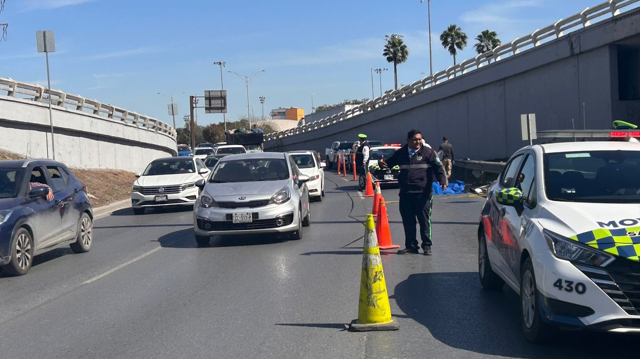 Muere motociclista en accidente vial en avenida Fidel Velázquez