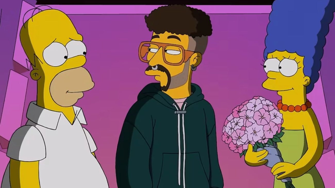 Bad Bunny y 'Los Simpson' mandan mensaje de unión