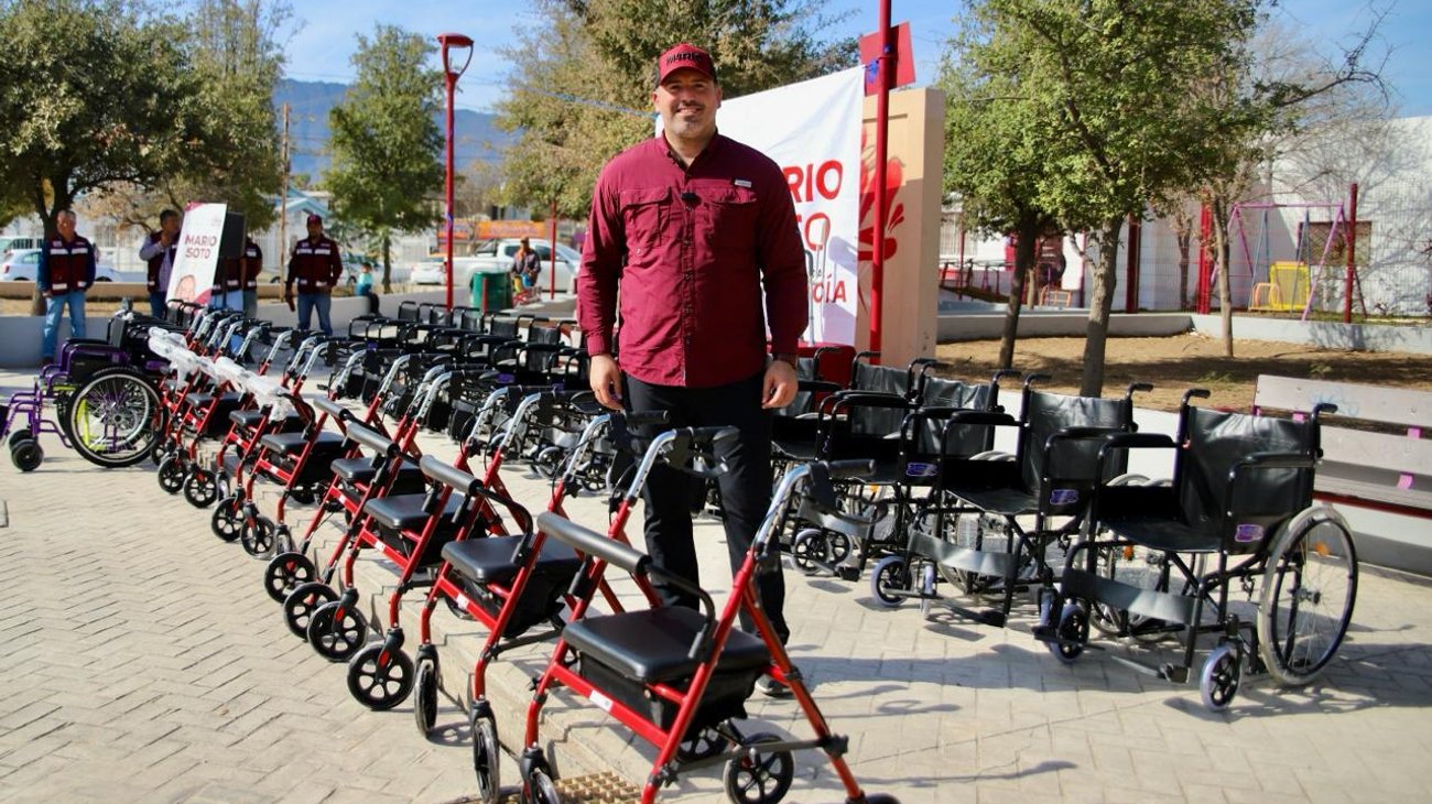 Suma Mario Soto 3 mil apoyos entregados a familias de García