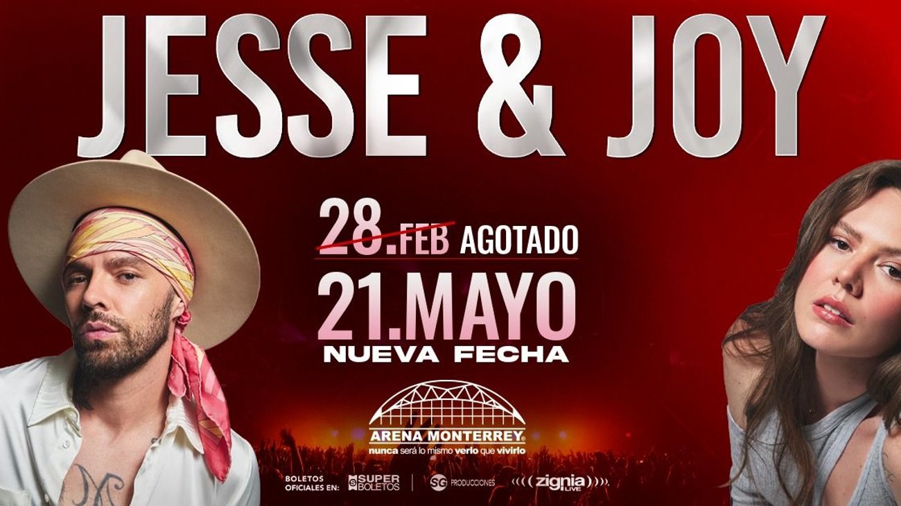 Jesse & Joy confirman segunda fecha en la Arena Monterrey