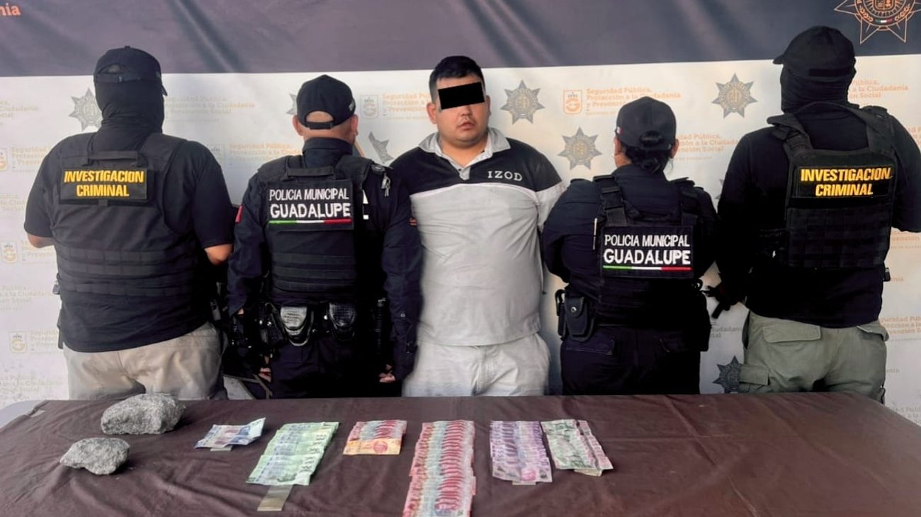Somete guardia a asaltante serial en Guadalupe 
