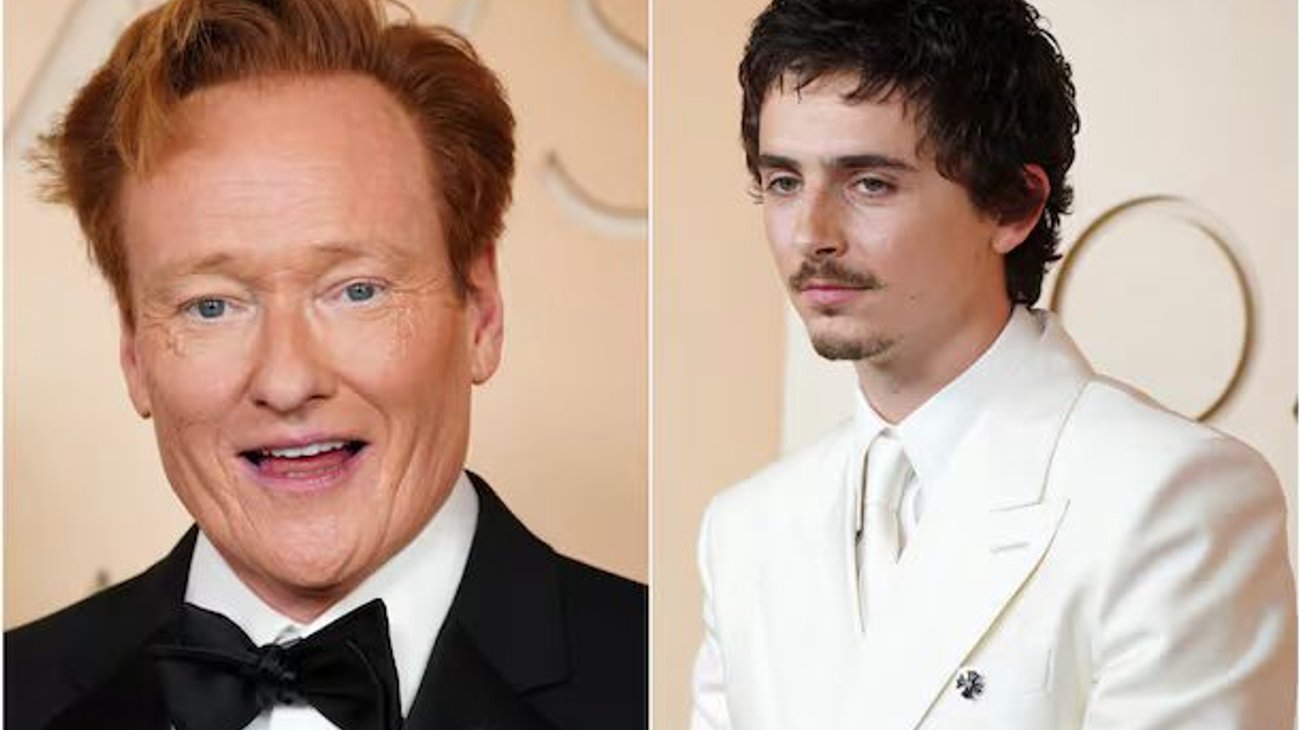 Conan O’Brien se burla de Timothée Chalamet en los Óscar