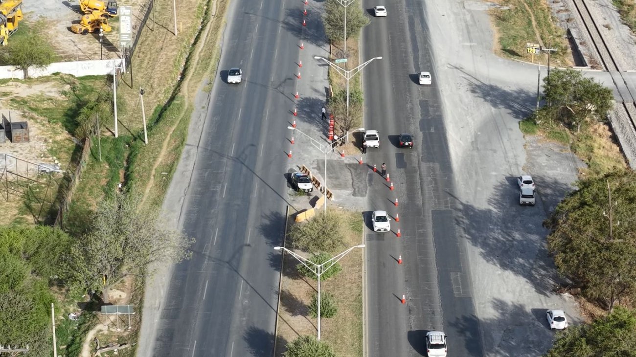 Santa Catarina implementa contraflujo en Av. Industriales