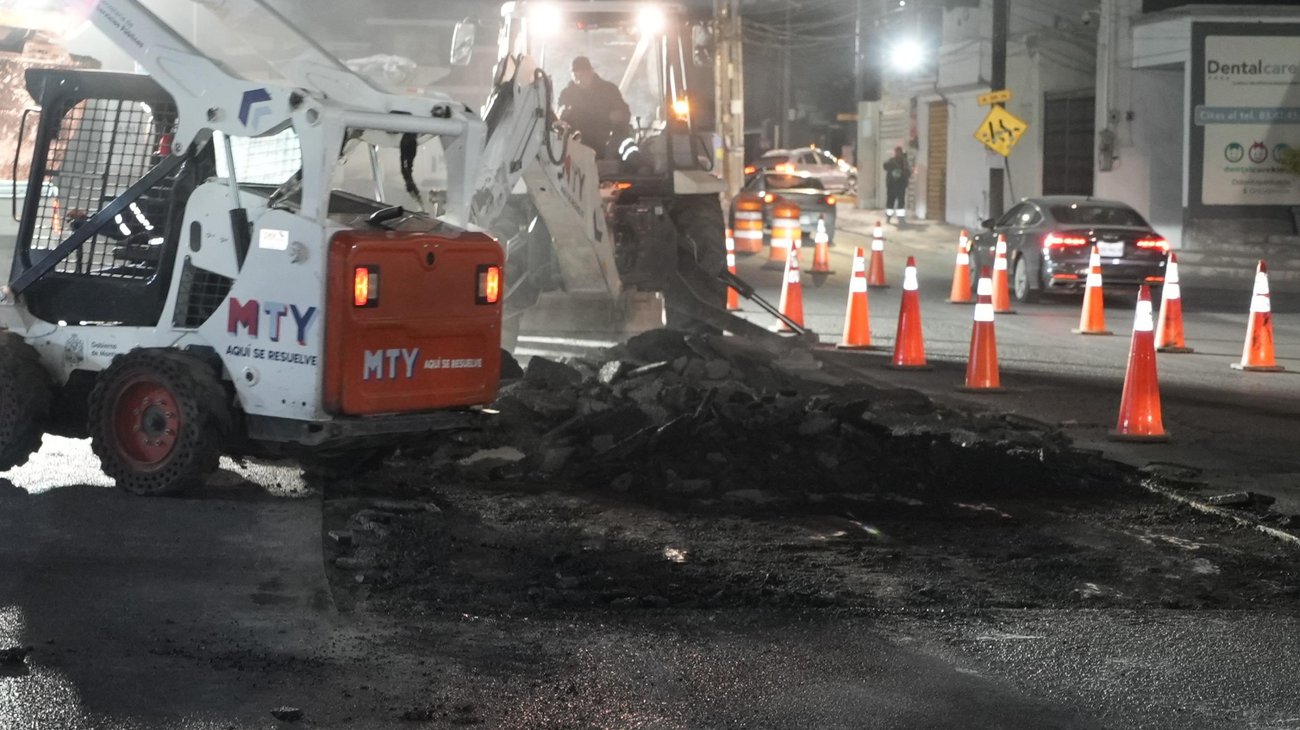 Rehabilita Monterrey pavimento de la avenida Enrique C. Livas