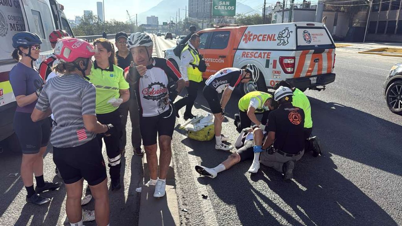 Atropellan a dos ciclistas de la tercera edad en Morones Prieto