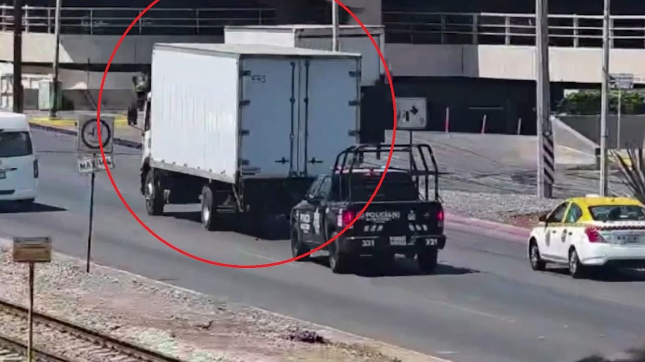 Capturan a conductor de camión robado en Monterrey