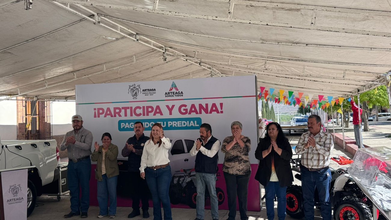 Sortean premios entre contribuyentes en Arteaga