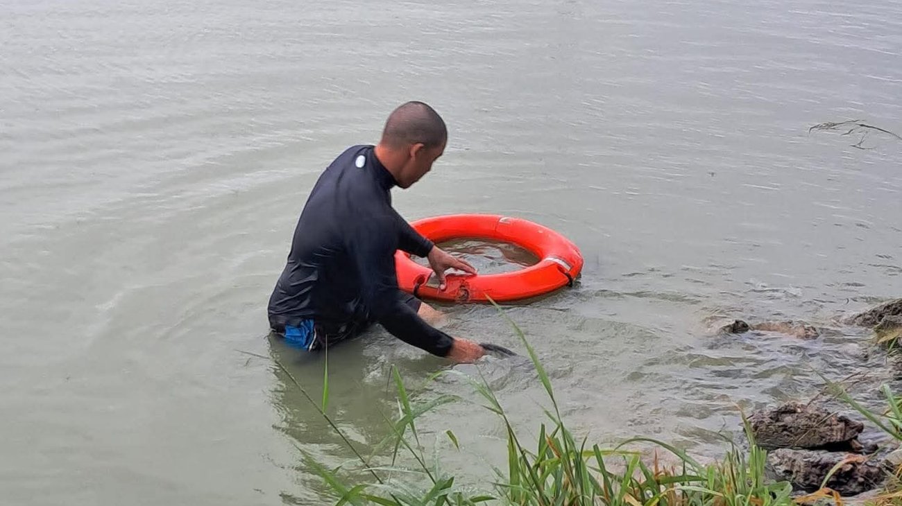 Buscan a pescador desaparecido en laguneta de Matamoros