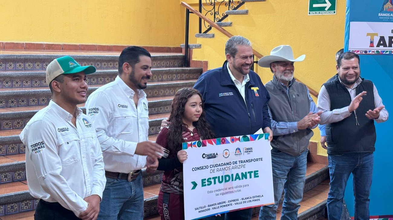Inicia Ramos Arizpe credencialización en transporte público