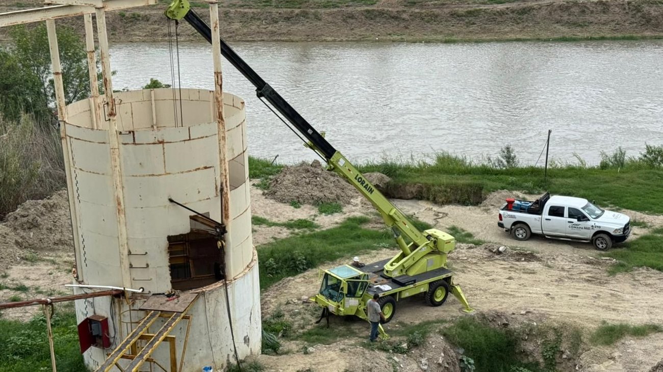 Continúan trabajos para restablecer servicio de agua potable