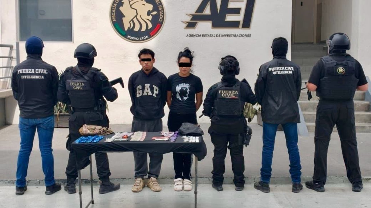 Capturan a pareja con estupefacientes en Santiago