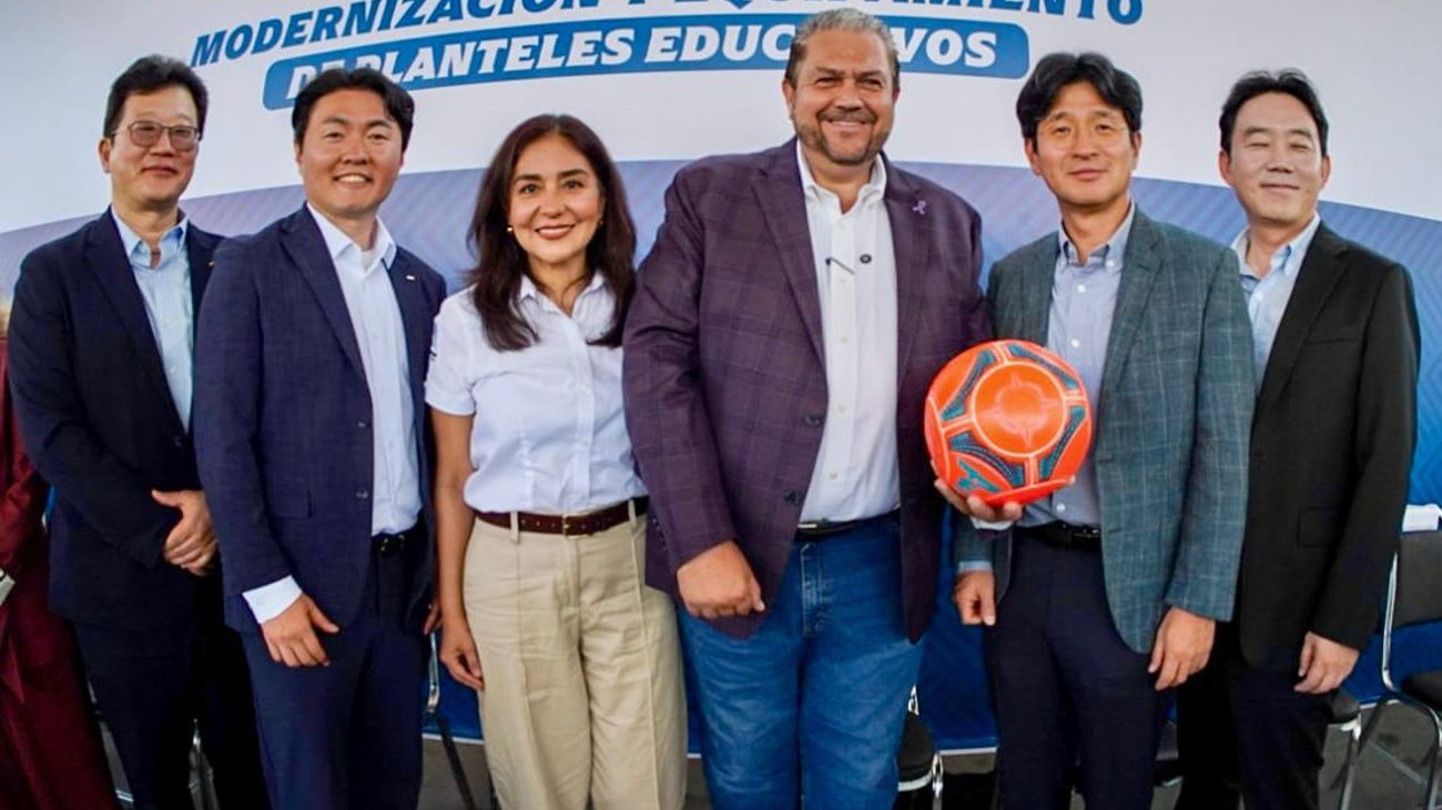 Inversión de empresa coreana fortalece escuelas en Ramos Arizpe