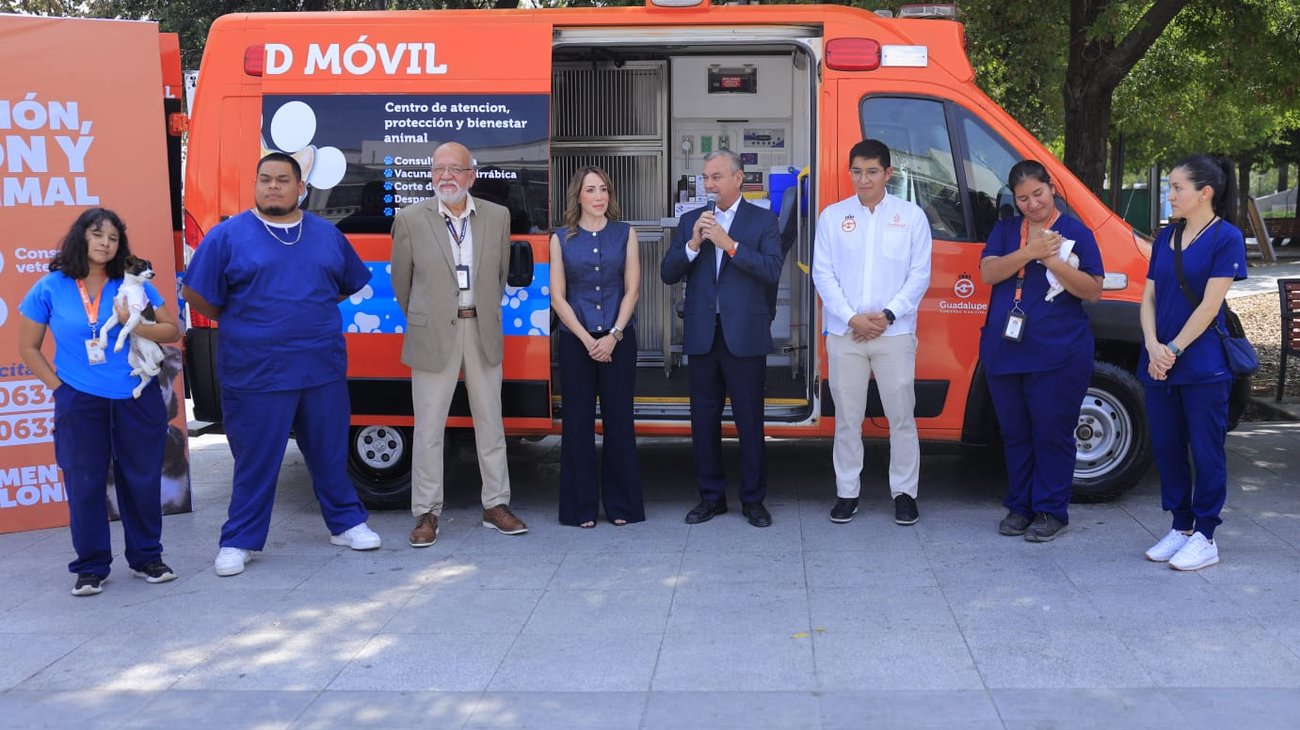 Guadalupe acerca servicios veterinarios con nueva unidad móvil