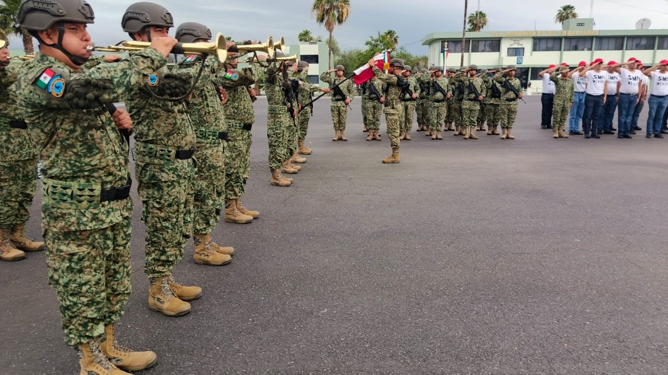 Jóvenes concluyen adiestramiento militar en Tamaulipas