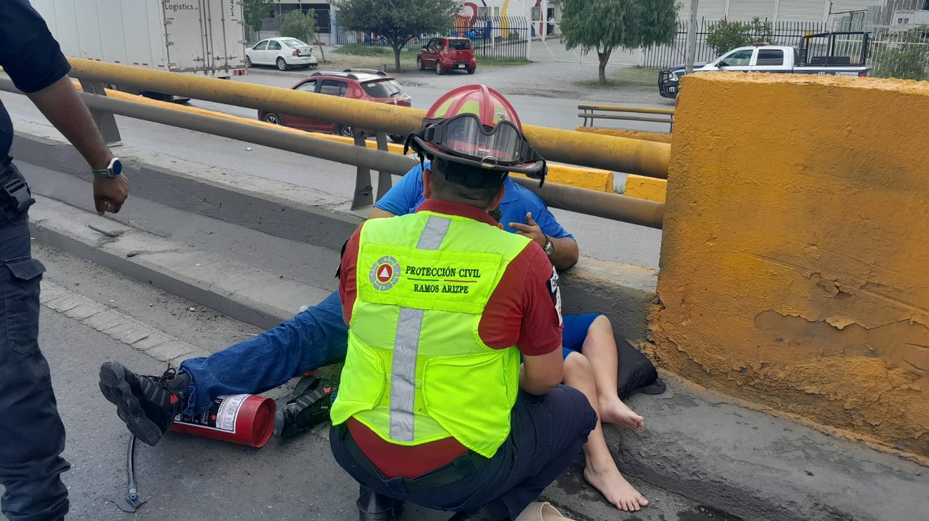 Choque múltiple en Ramos Arizpe deja una lesionada