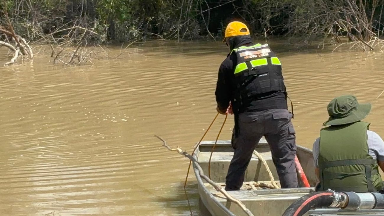 Localizan cuerpo de hombre que cayó al Río Salado en Vallecillo
