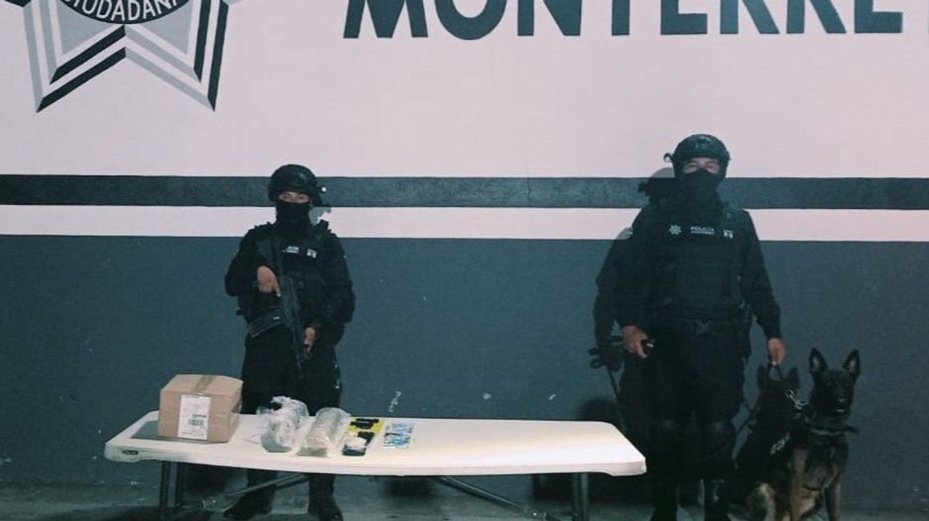 Aseguran droga envuelta en la Central de Autobuses de Monterrey