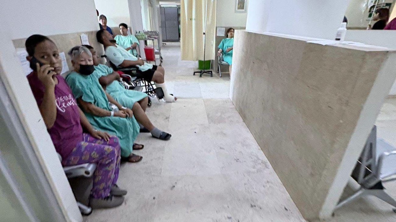 Pacientes denuncian calor extremo en hospital de Tamaulipas
