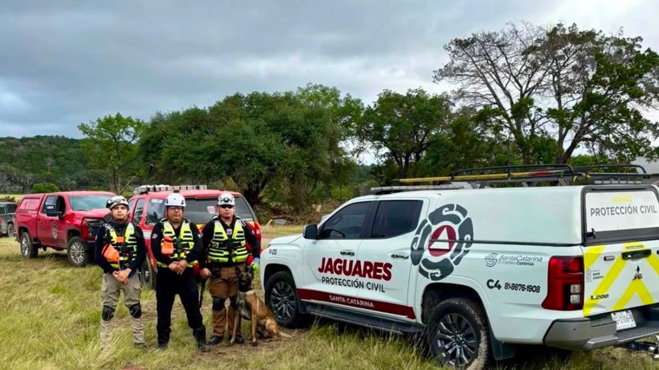 Auxilian K9 Jaguares de Santa Catarina en rescatesen Venezuela