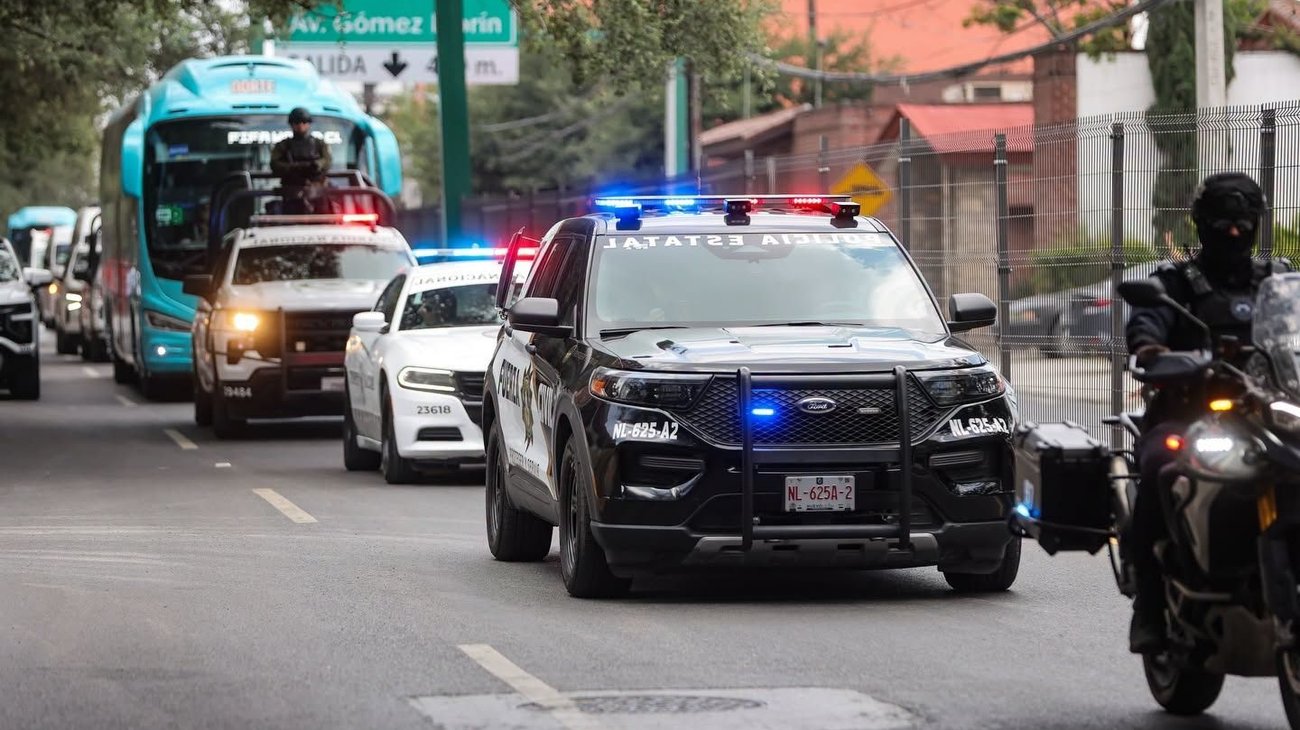 Policía de San Pedro escolta a la Selección de Marruecos