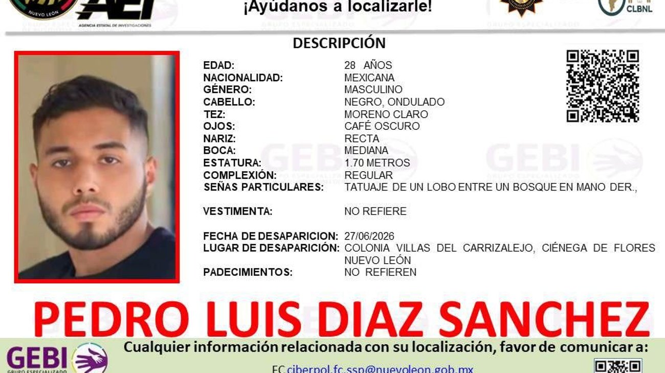 Localizan con vida a joven desaparecido en Ciénega de Flores