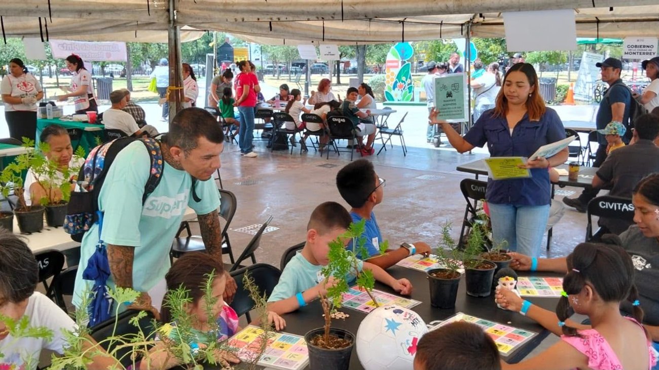 Promueve Monterrey educación ambiental durante Alameda de Pinta