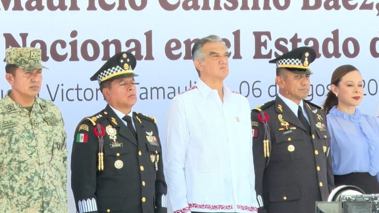 Américo Villarreal reconoce labor de Guardia Nacional