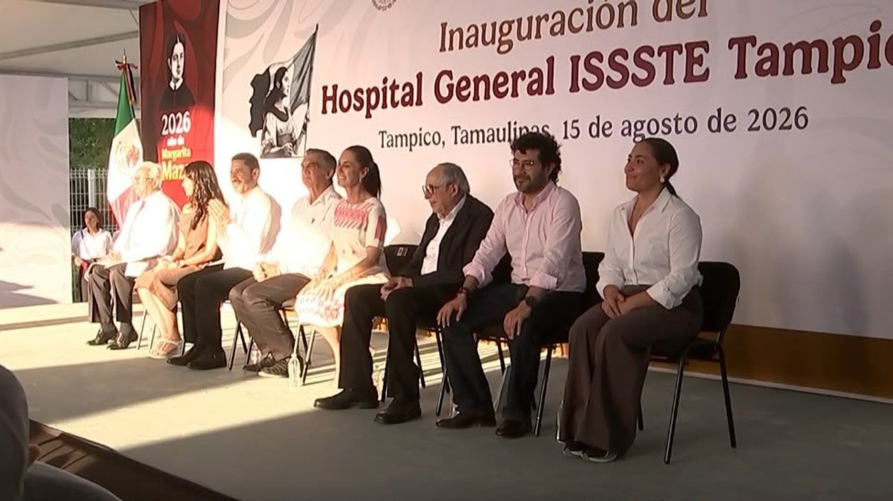 Sheinbaum inaugura nuevo Hospital del ISSSTE en Tampico